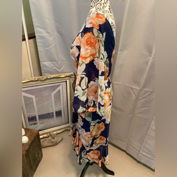 "Vintage Vandalizm" - Light Flowy Dress by Jasmin Rodriguez (Size L) - Picture 9 of 14